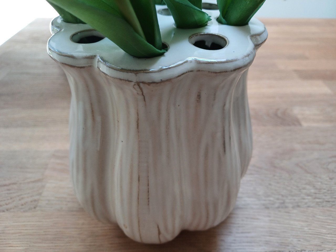 NIEUW: COUNTRYFIELD TULPENVAAS + 5 zijden, witte TULPEN !!!