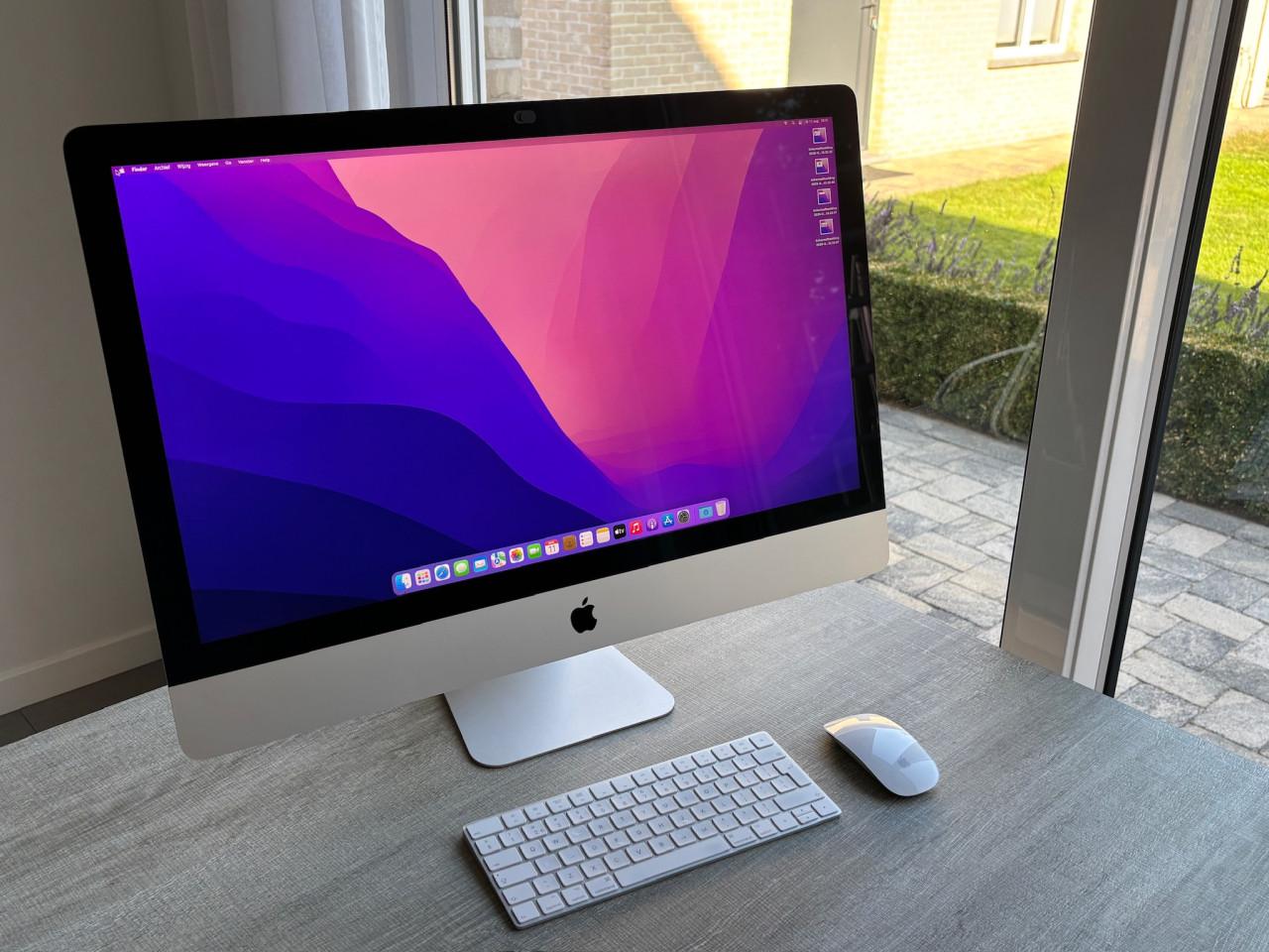 Apple iMac 27 inch met 24 GB werkgeheugen met keyboard + muis