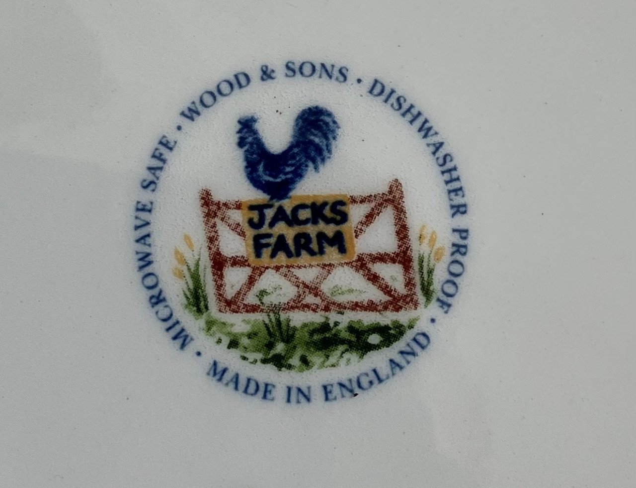 JACK'S FARM VINTAGE THEE SERVIES VAN WOOD & SONS IN UITSTEKENDE STAAT