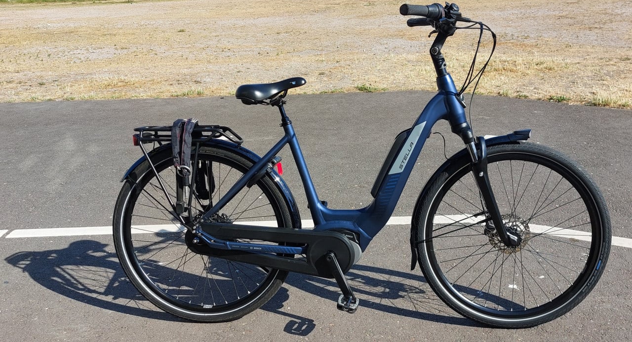 Stella E-bike  Livorno 28”  inclusief fietsendrager en oprijgoot