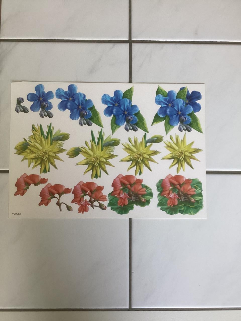 24 knipvellen bloemen