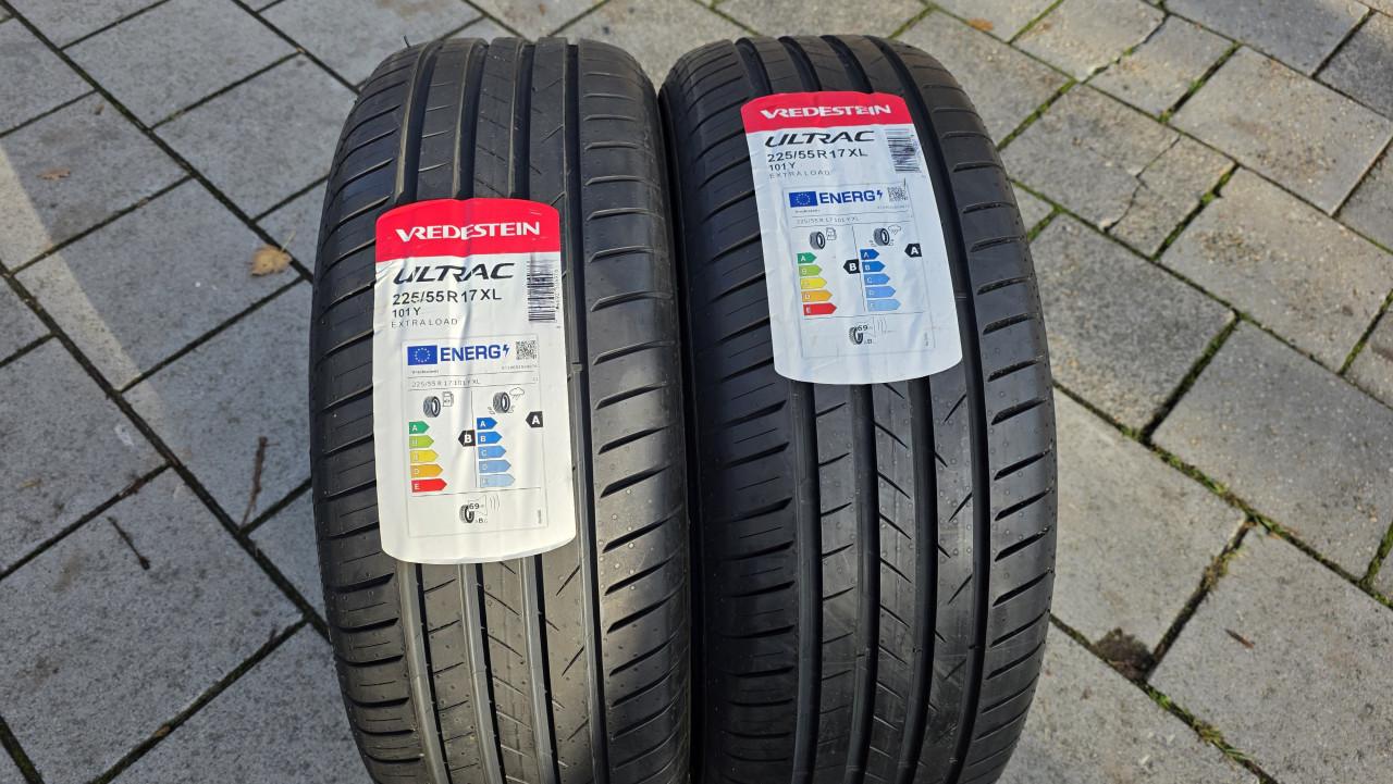 2X VREDESTEIN ULTRAC 225/55 R17 XL NIEUW