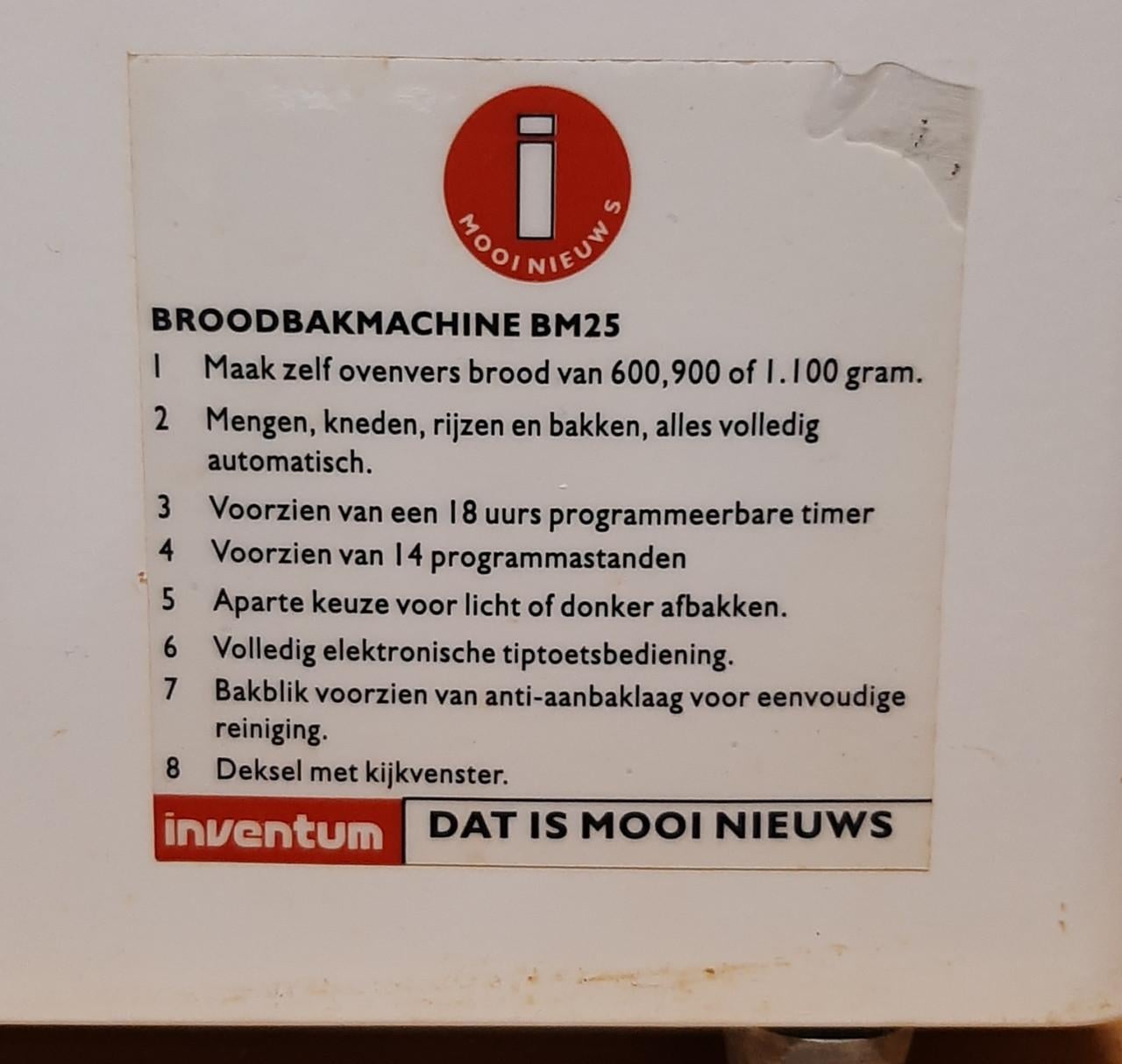 Broodbakmachine