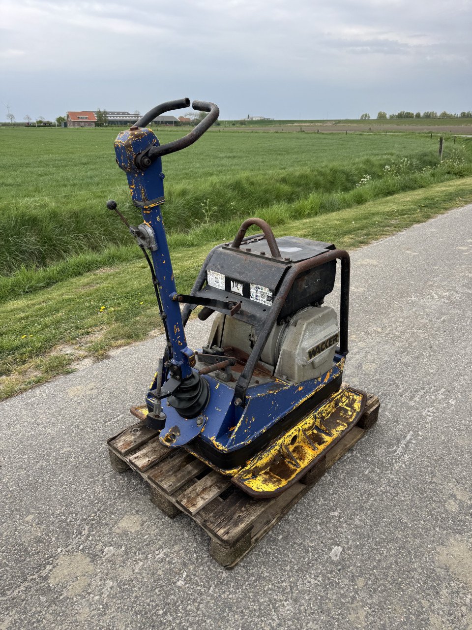 Wacker trilplaat diesel