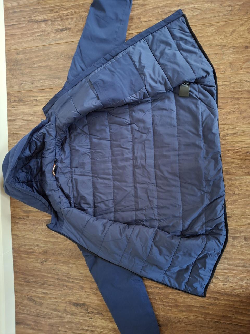 Nieuwe donkerblauwe heren tussendoorjas maat L