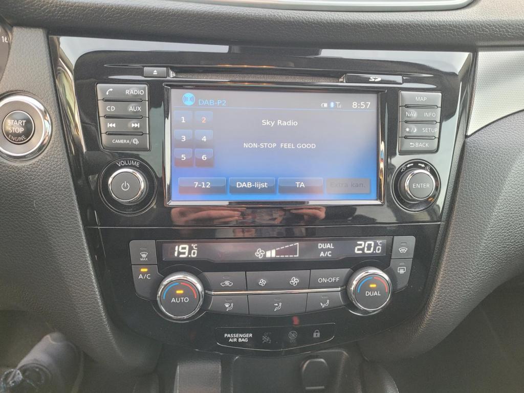 Nissan Qashqai 1.2 tekna automaat panoramadak 360 camera navi. leder. led.