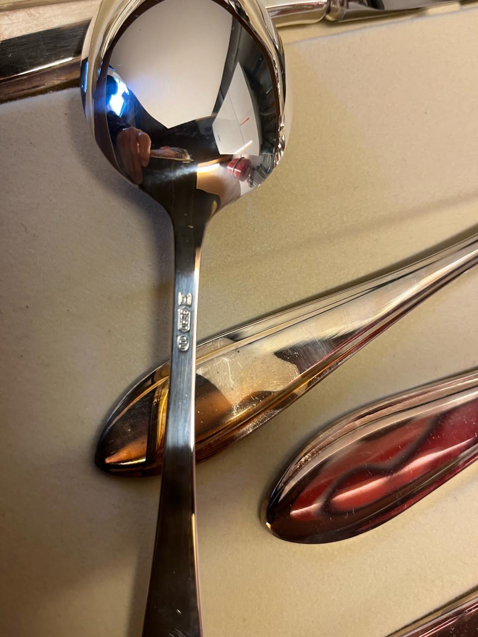 GERO Zilvium 100 bestek cassette 6 personen