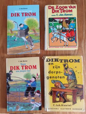 4 boeken van Dik Trom van C.Joh. Kieviet