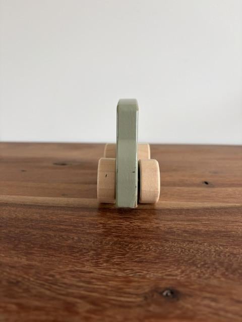 Little Dutch | houten bus | olijfkleurig