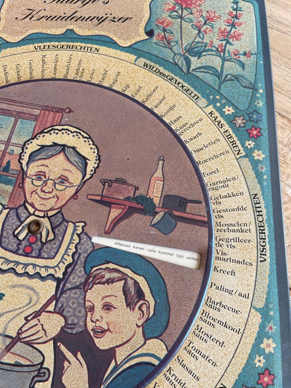 Vintage kruidenwijzer Saartje