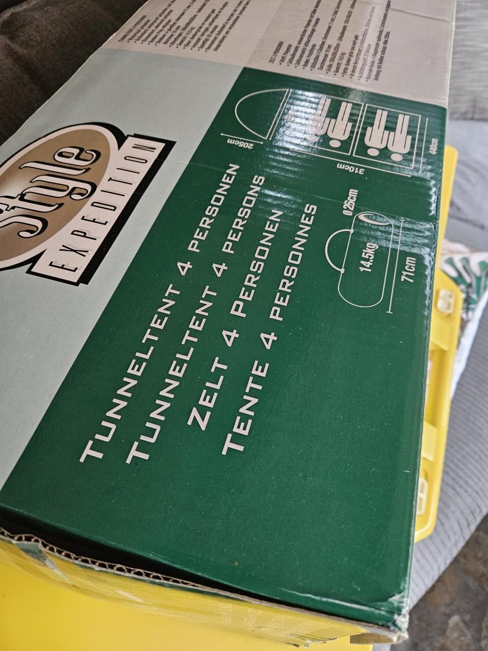Style Expedition outdoor Tunneltent 4 Personen - Zgan in doos