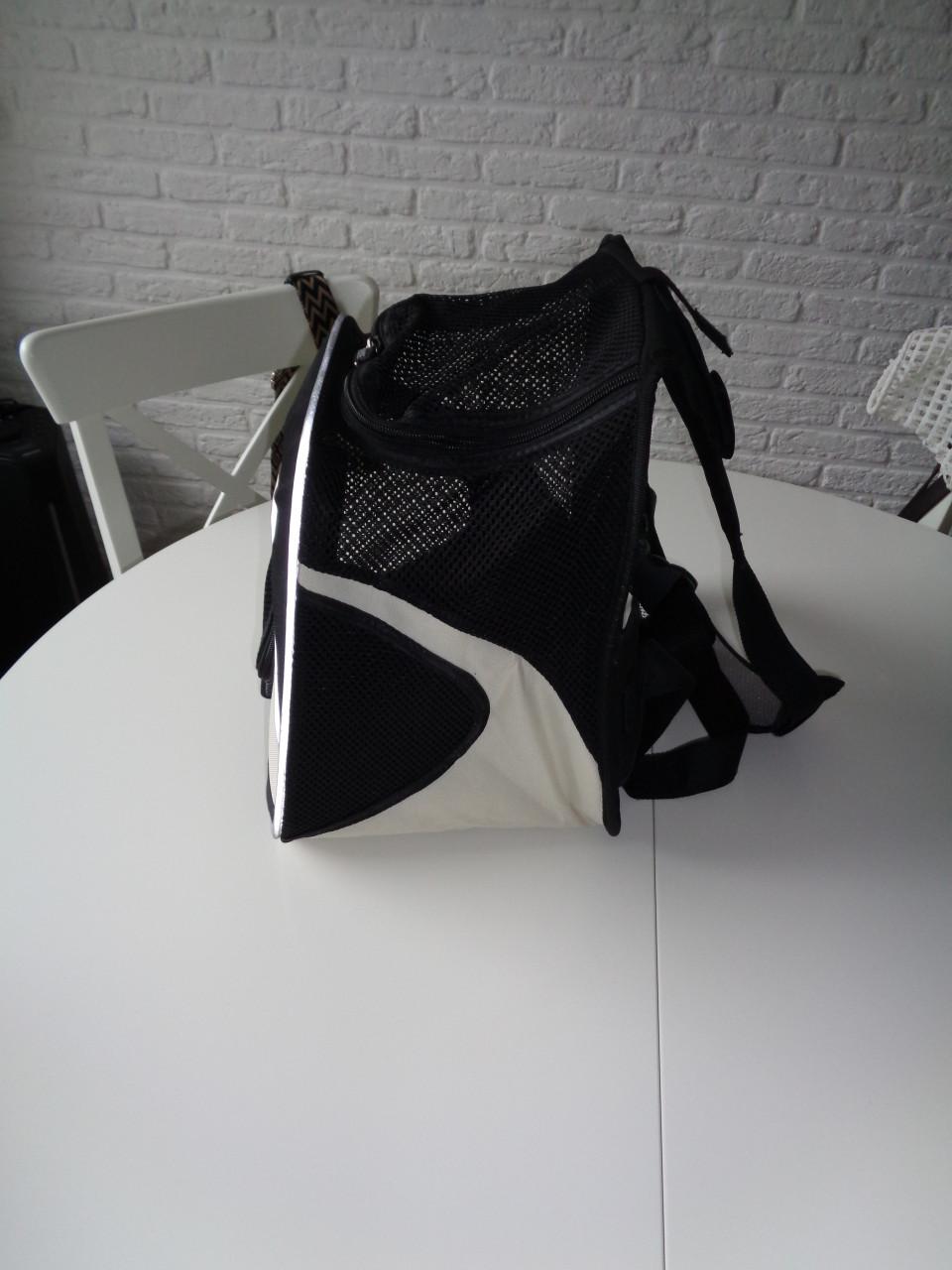 Trixie Hondentas Savina Buik Zwart / Grijs