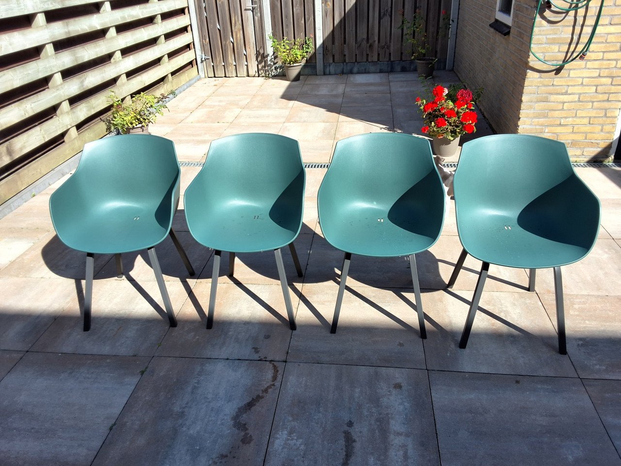 Kuipstoelen 4 stuks nog nieuw