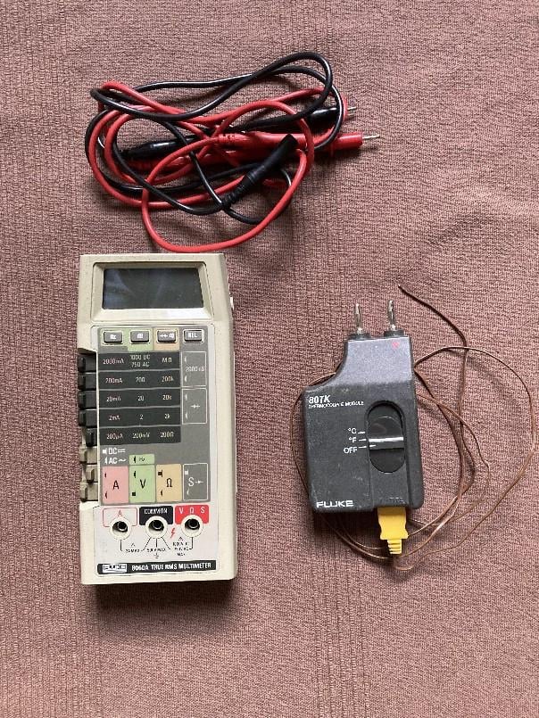 Professionele Fluke 8060A Multimeter+TK80 Thermokoppelmodule