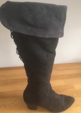 Zwarte lange Laarzen