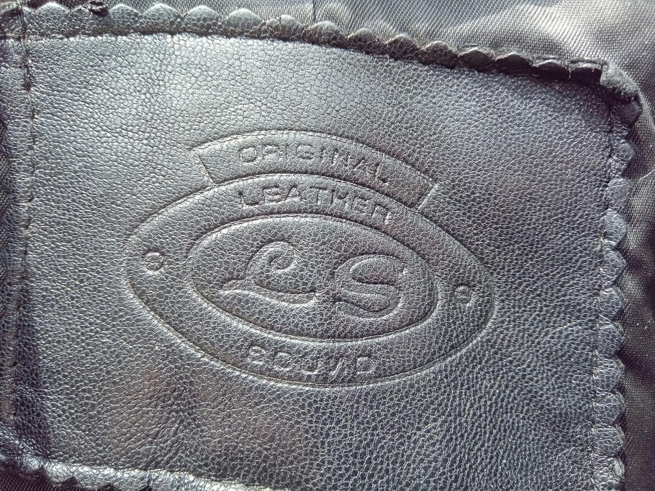 Biker jasje/ vintage leather jacket