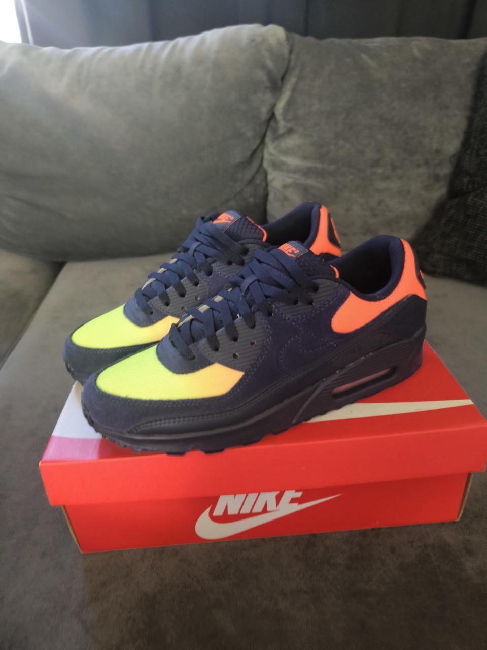 Nike Air neon orange yellow