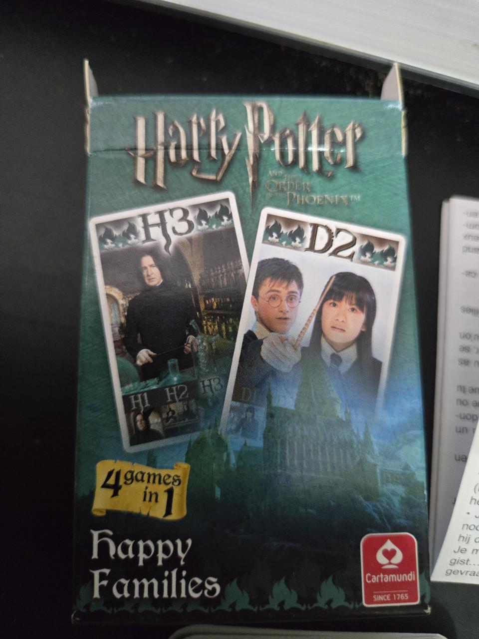 Harry Potter 4-in-1 kaartspel van Cartamundi,