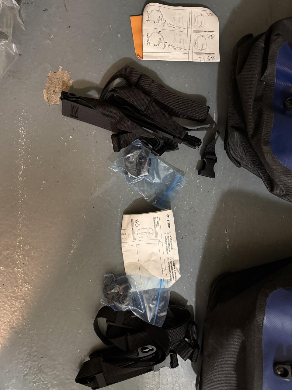 Ortlieb Back-Roller 2 x 20 liter fietstas  blauw zwart