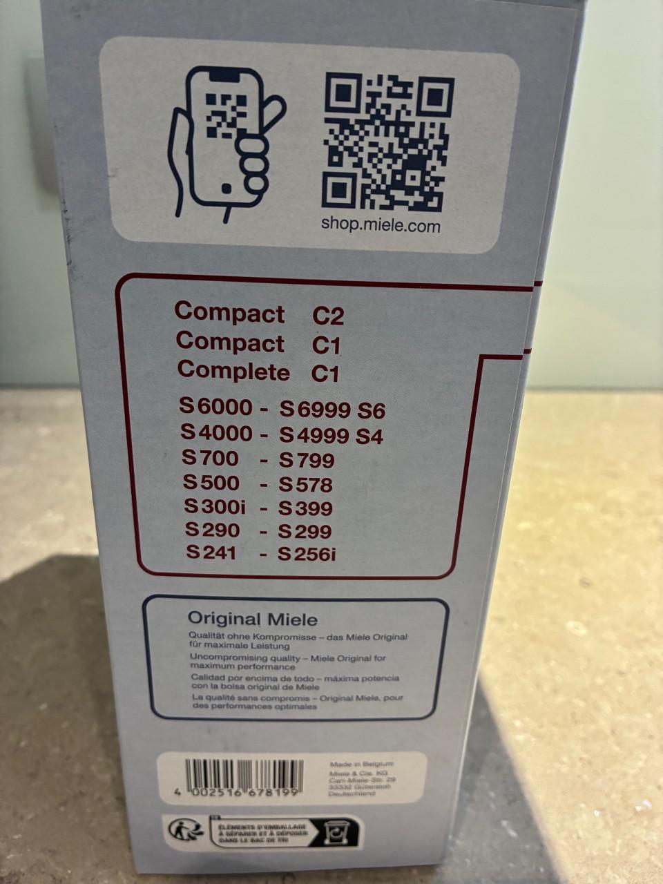 Miele - originele stofzuigerzakken HyClean FJM