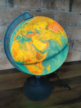 Wereldbol lamp