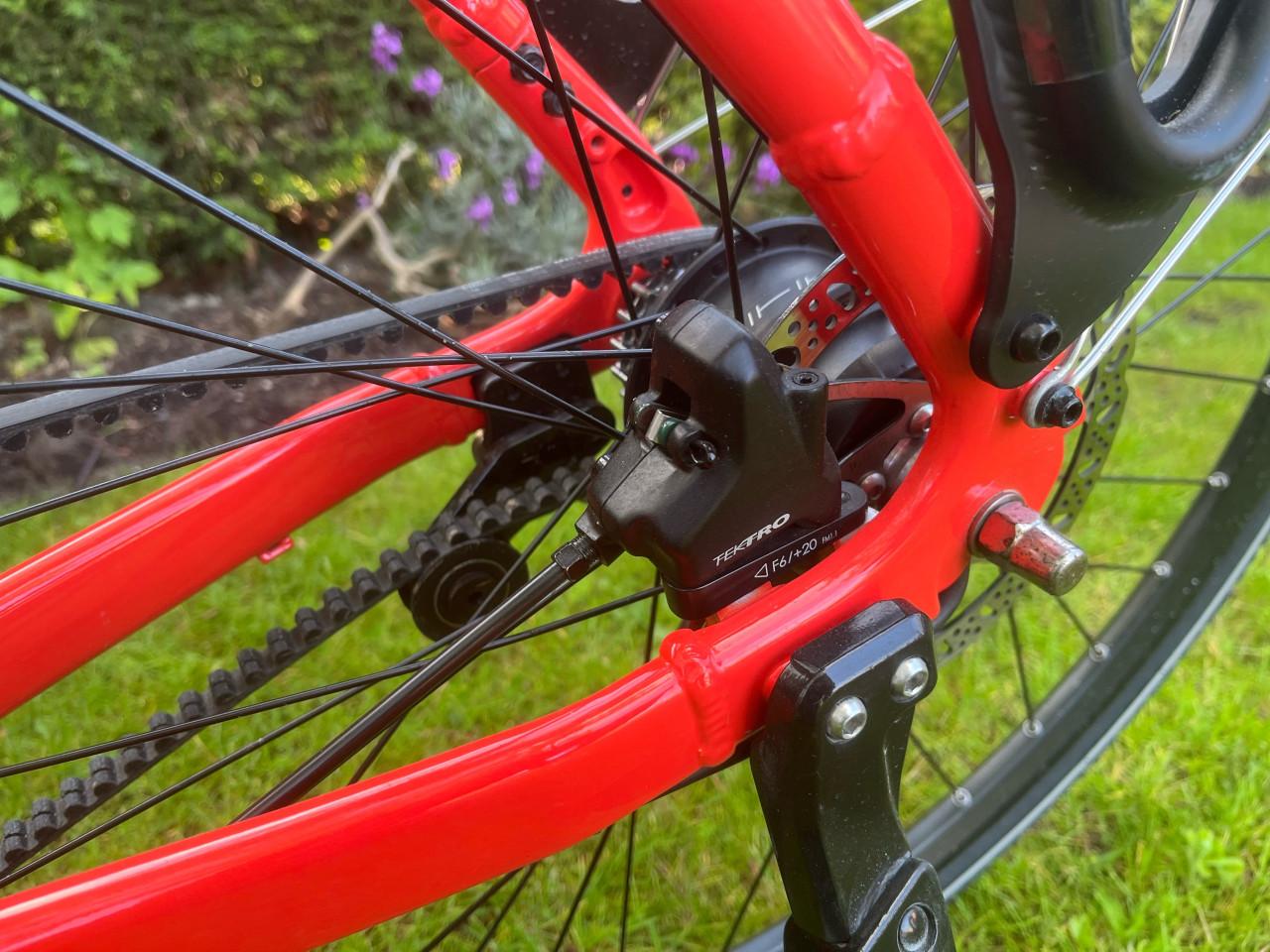Elektrische mountainbike Giant  Belt drive maat L als nieuw