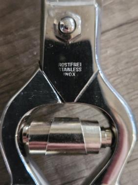 Jaren 80/ 5 delig design Tranchierbesteck Dreizack  Solingen