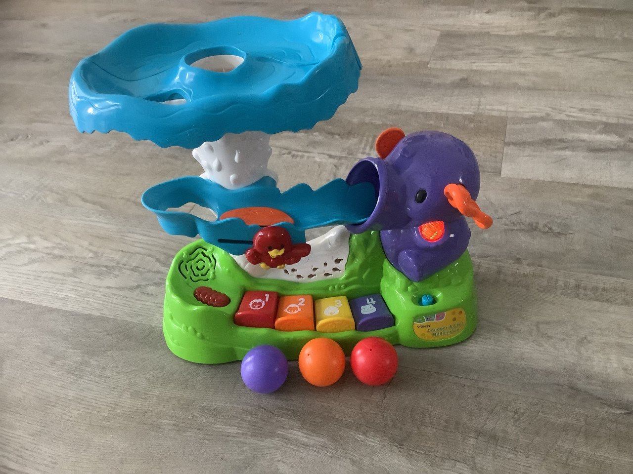 V- Tech Baby Lanceer en Leer Ballenbaan