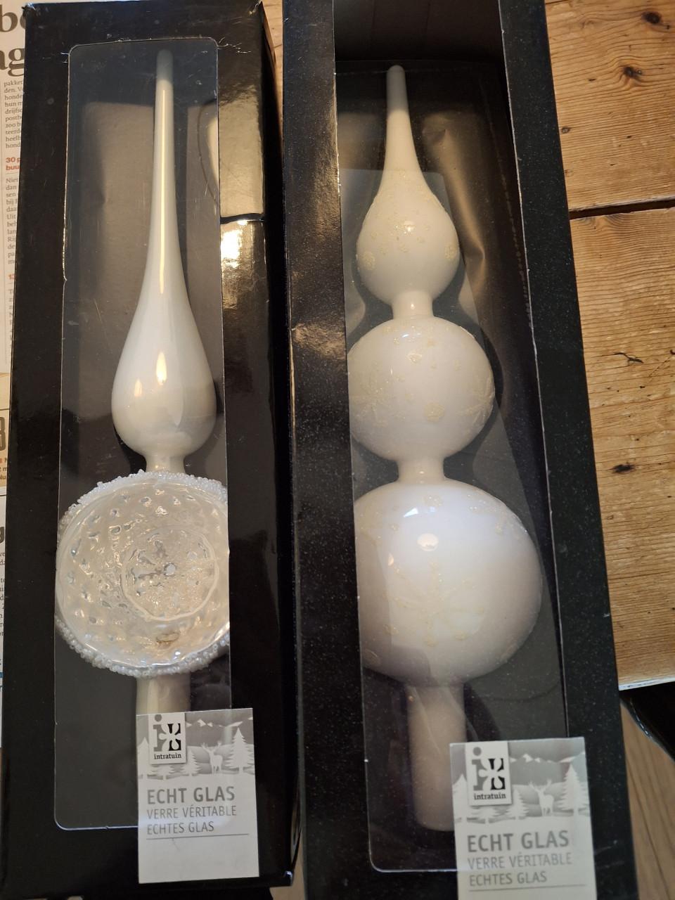 Kerst boom pieken v glas