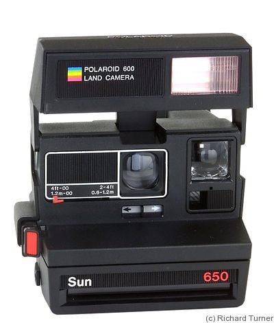 Polaroid 650 camera met tas