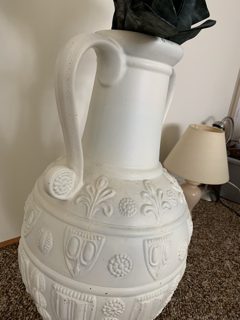 Witte vaas
