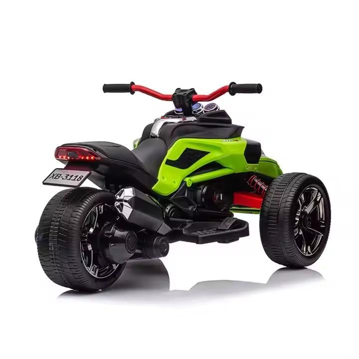 Elektrische KinderTrike 12V – E-Tank Speelgoedtrike | Groen