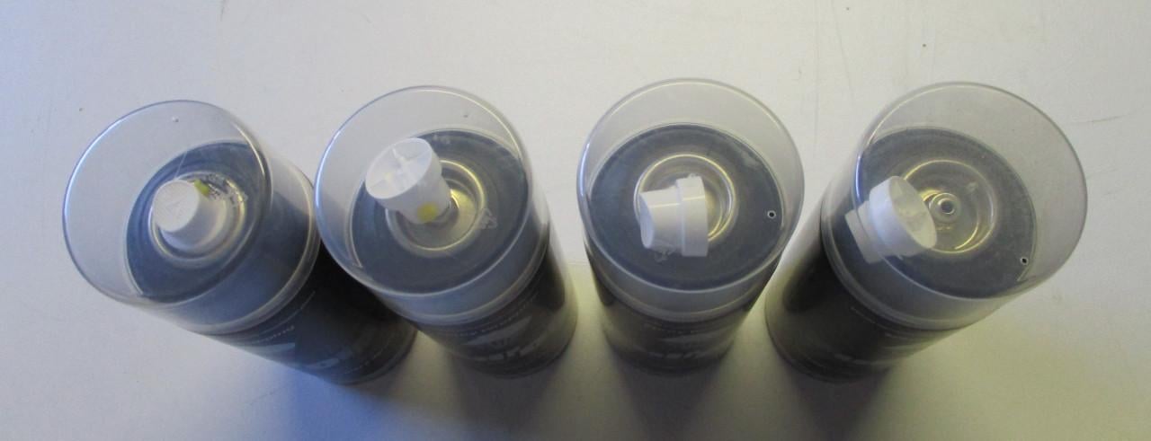 Verf dip spuitbussen   11 stuks       (Nieuw)