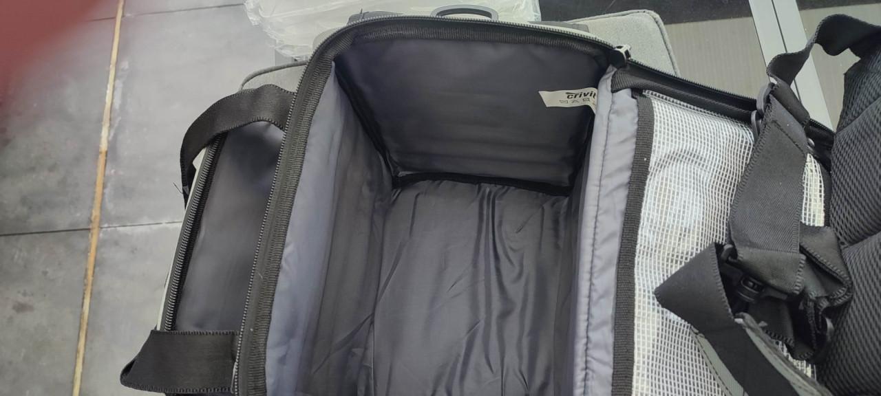 Mooie en stevige vis tas.