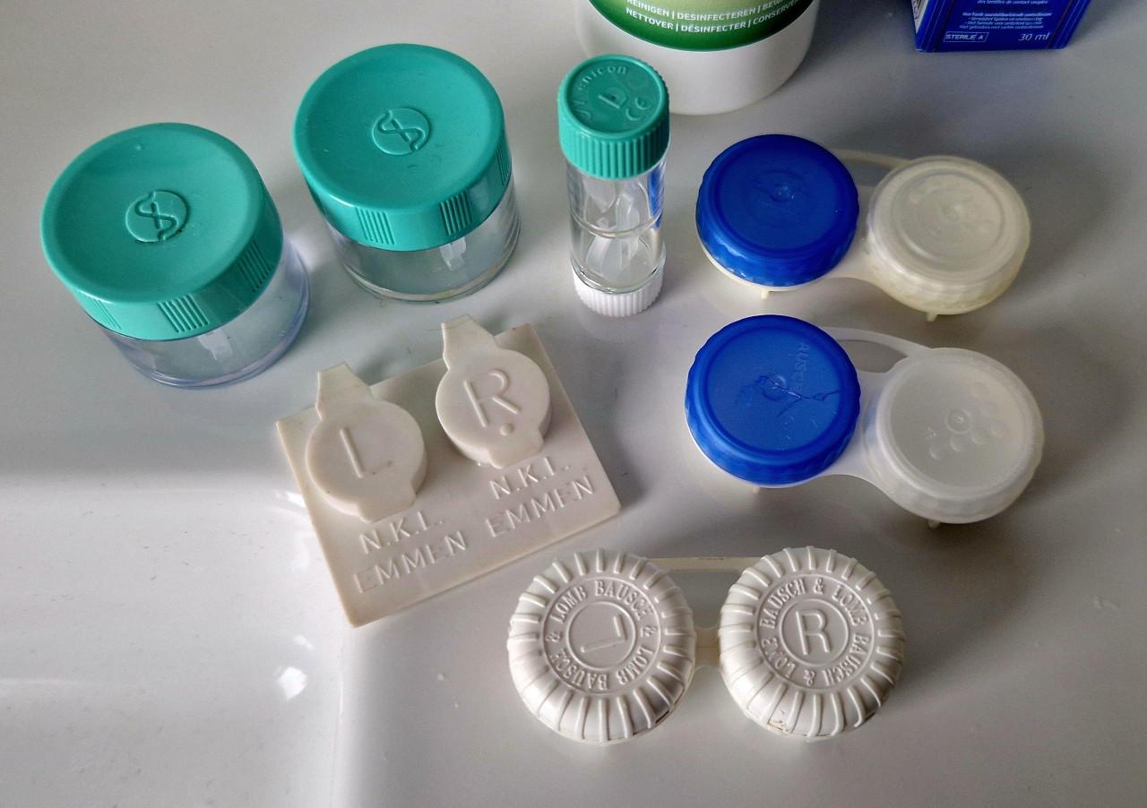 Accessoires voor harde en zuurstofdoorlatende contactlenzen