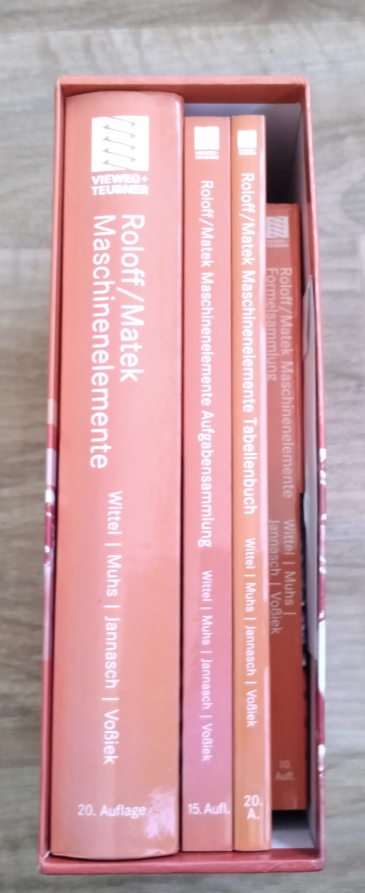 Roloff / Matek Maschinenelemente cursus, boeken met cd-rom
