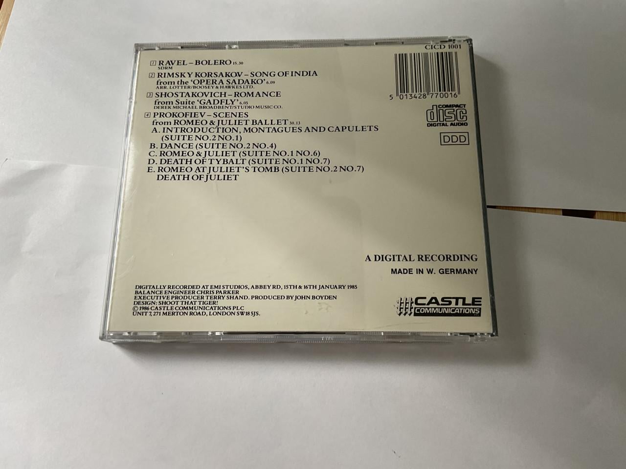 CD  Bolero