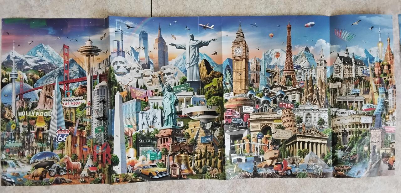 Educa legpuzzel: Around the world 42000 stukjes