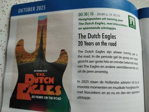 The Dutch Eagles, 20 Years on the road kaarten