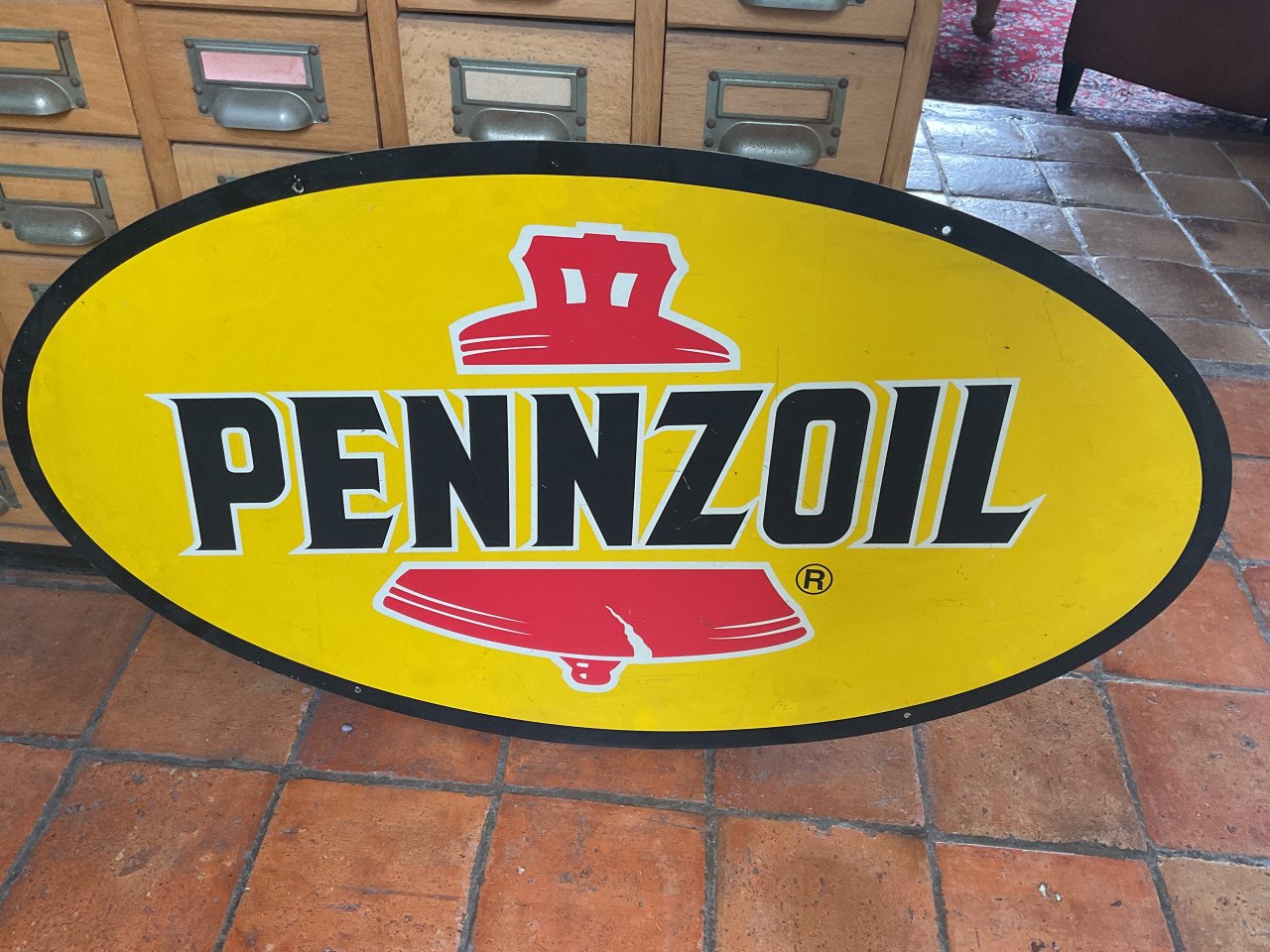 Pennzoil reclamebord