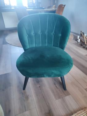 Leuk velours stoeltje