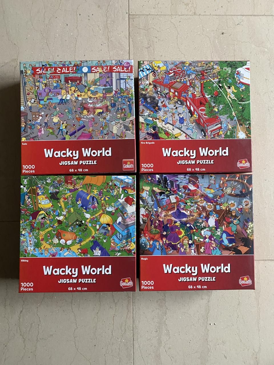 Puzzel Wacky World Jigsaw Puzzle Magic z.g.a.n. slechts 1 keer gelegd