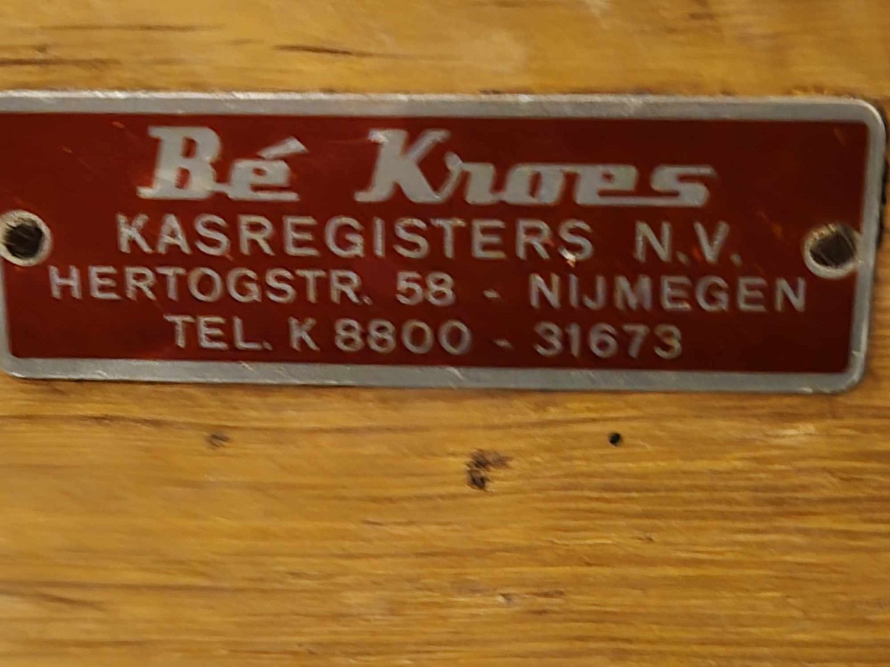 Oude kassa Vintage