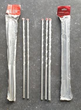 5 steen/betonboren 10, 12 en 14 lengte 40 cm