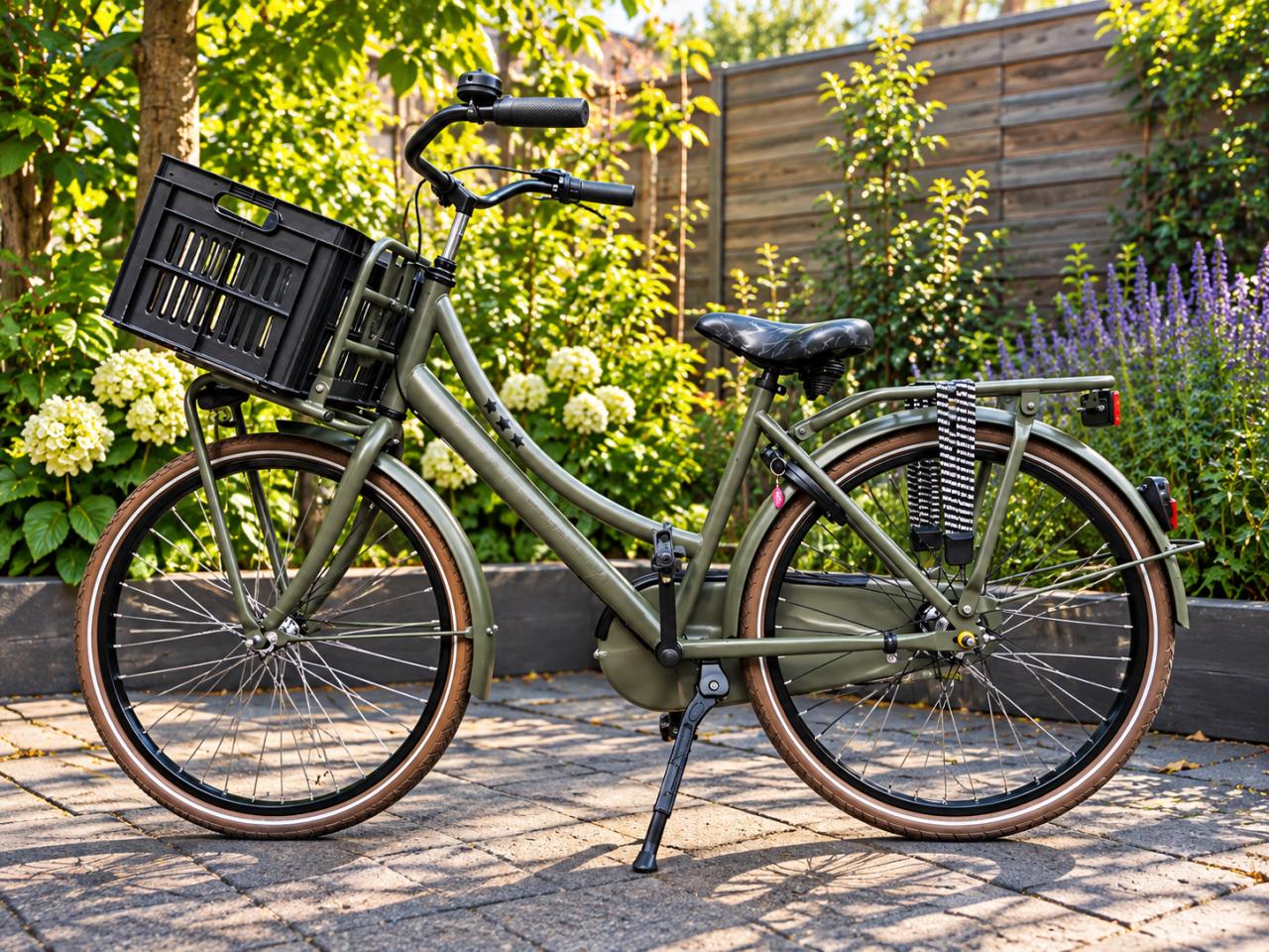🚲 Cortina U4 Transportfiets – 24 inch – 3 versnellingen – 2 nieuwe banden