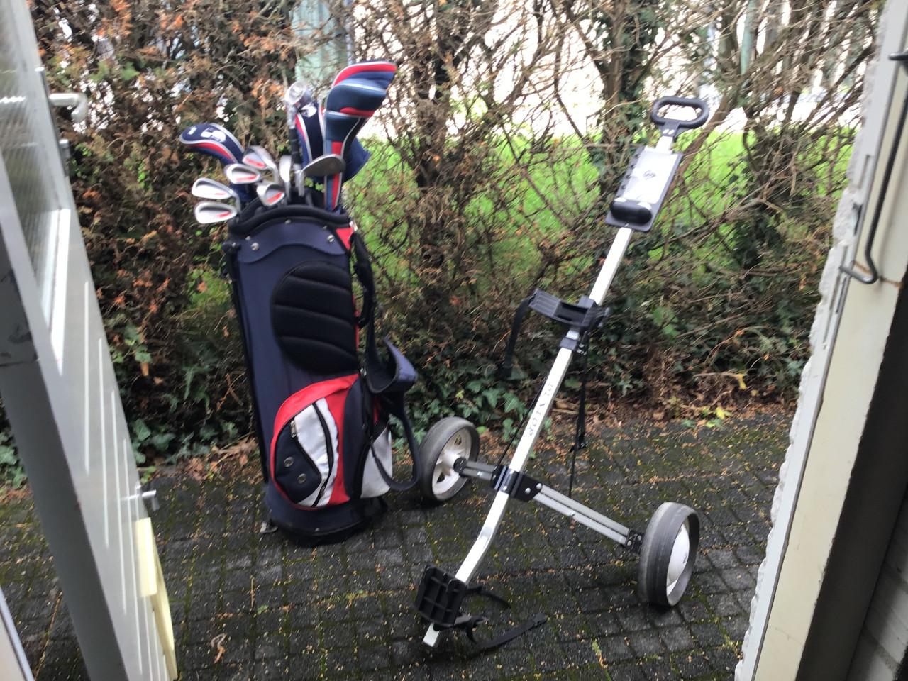 Golfset dames incl trolley