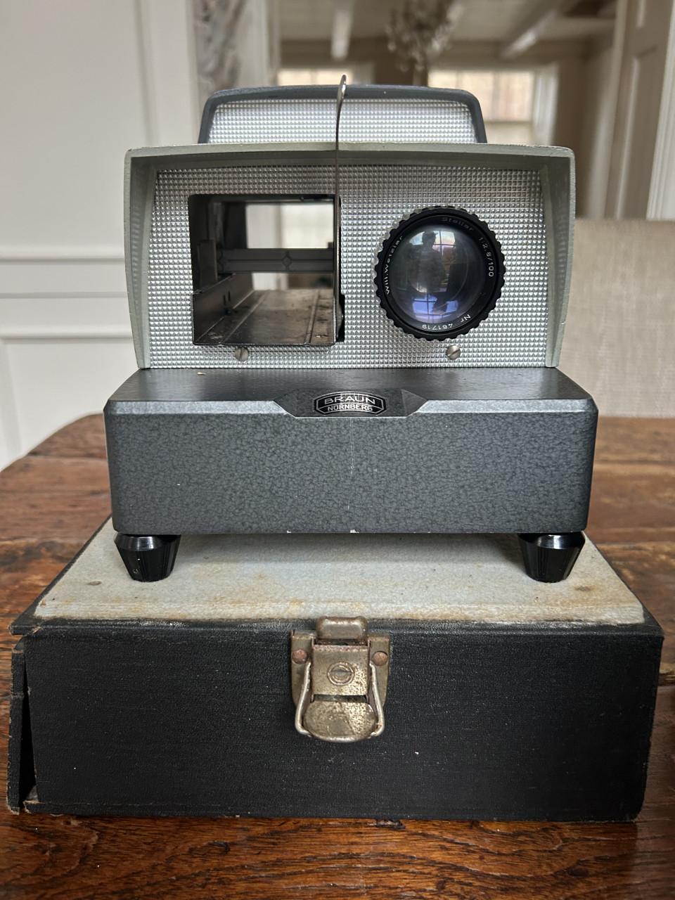 Originele Paximat Electric diaprojector