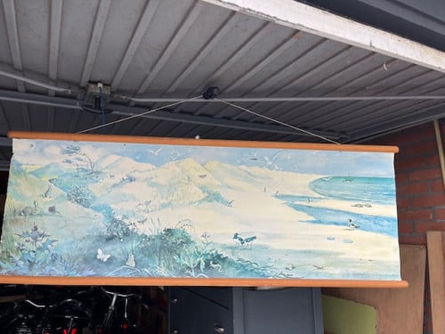 Schoolplaat Natuur, stand en zee