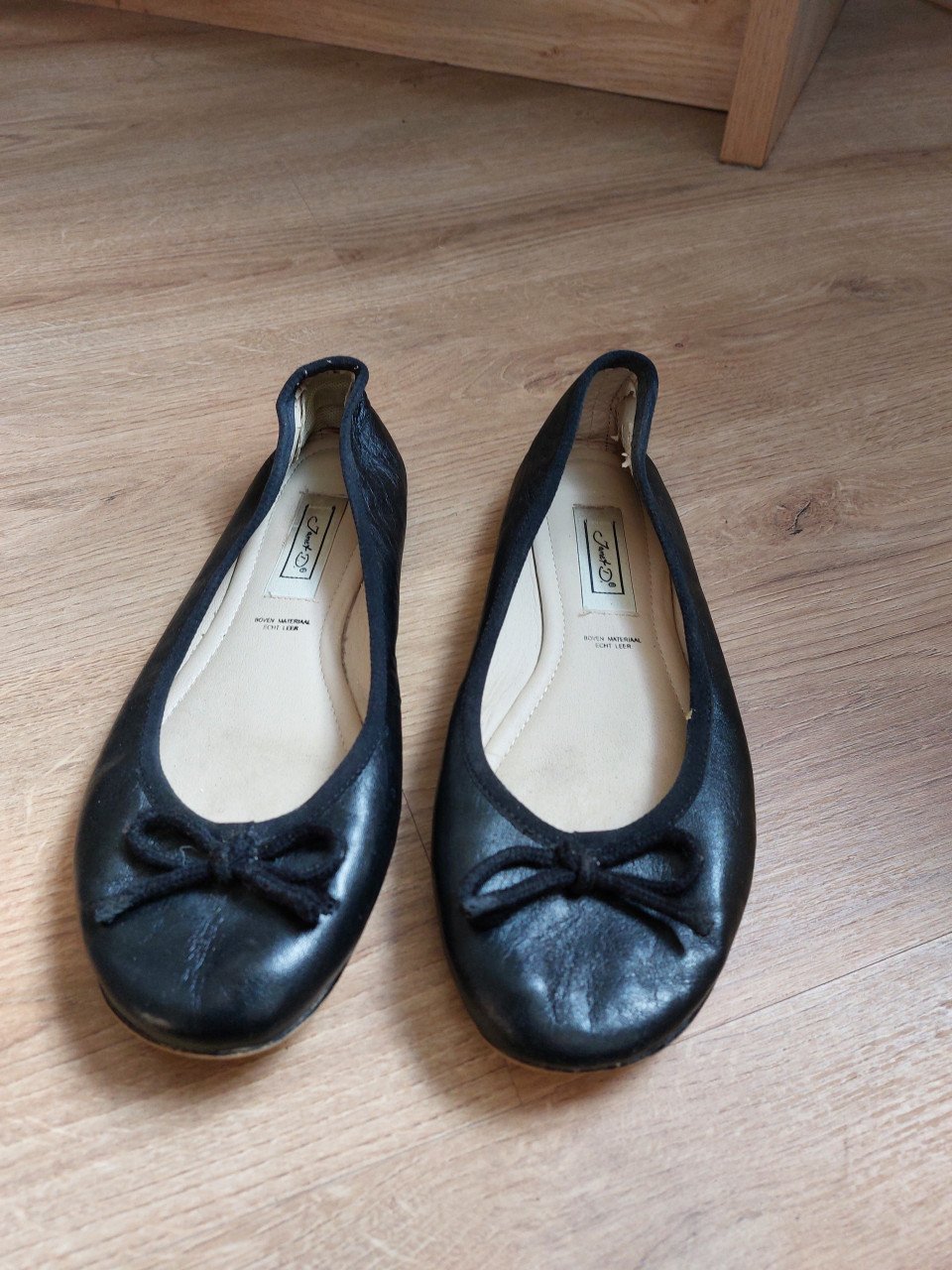 Hush puppies en leren instappers maat 40