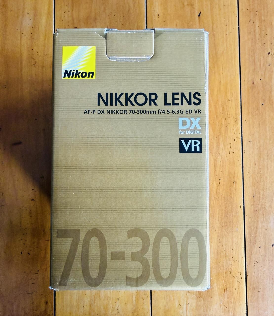 Nikon zoomlens: Nikkor AF-P DX 70-300mm f/4.5-6.3G ED VR